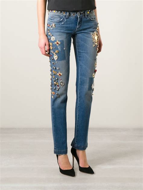 dolce gabbana damen jeans|dolce & gabbana jeans women's.